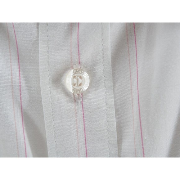 Quicksilver Mens Shirt Button Front White Short Sleeve XL Embroidered and Print‎ - Picture 5 of 10